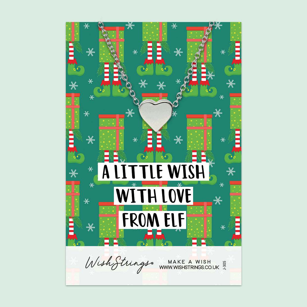 Christmas Elf - Heart Necklace