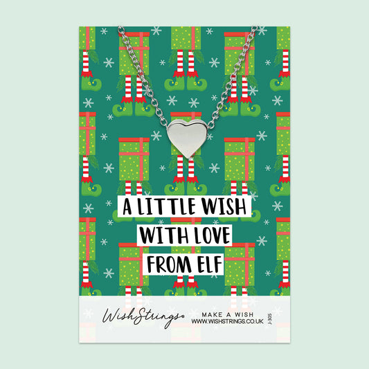 Christmas Elf - Heart Necklace