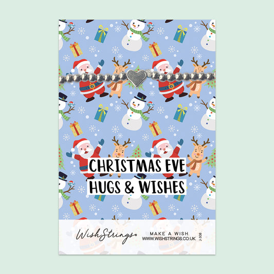 Christmas Eve Hugs - Heart Stretch Bracelet