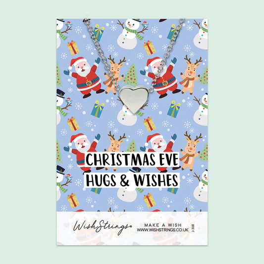 Christmas Eve Hugs - Heart Necklace