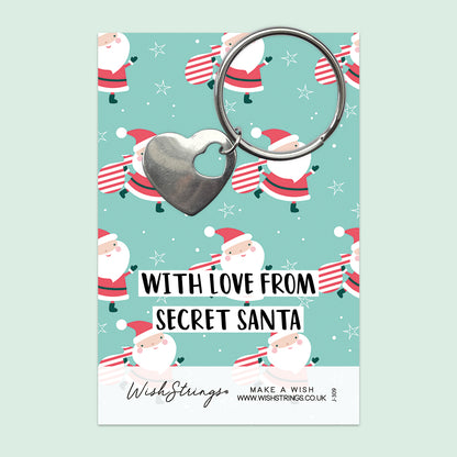 Secret Santa - Heart Keyring
