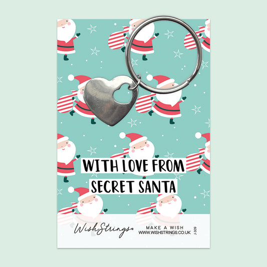 Secret Santa - Heart Keyring