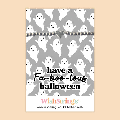 Fa-boo-lous Halloween - Heart Stretch Bracelet