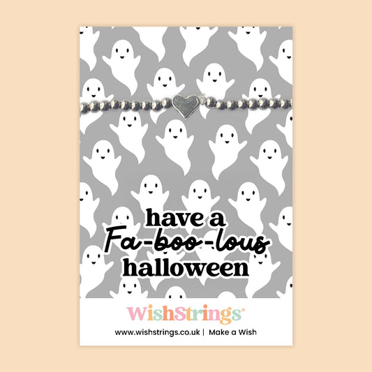 Fa-boo-lous Halloween - Heart Stretch Bracelet