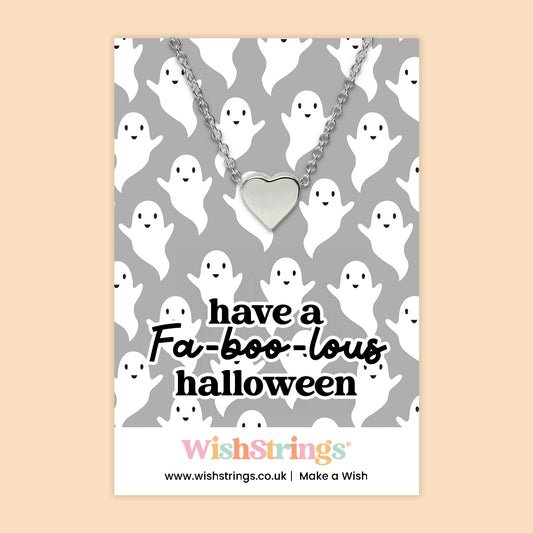 Fa-boo-lous Halloween - Heart Necklace