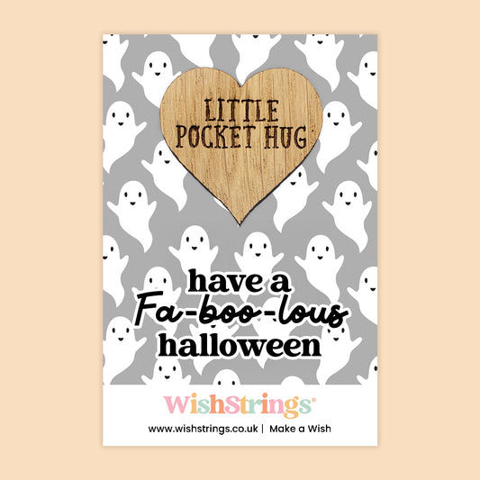 Fa-boo-lous Halloween - Pocket Hug - Keepsake Token