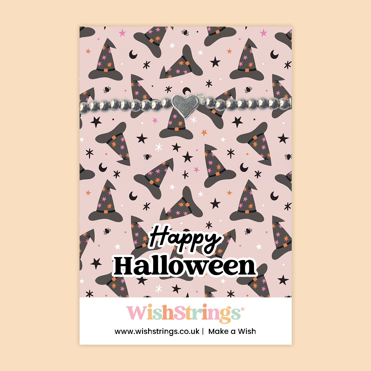 Happy Halloween - Heart Stretch Bracelet