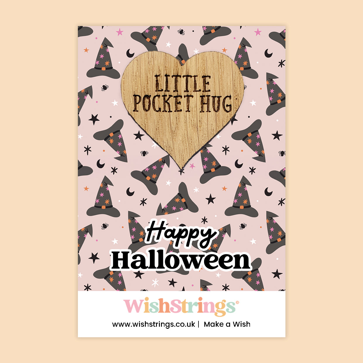 Halloween Collection – Spooky Wish Bracelets & Pocket Hug Tokens | Handmade Keepsakes with Charms & Quotes | Fun Seasonal Gifts Under £5