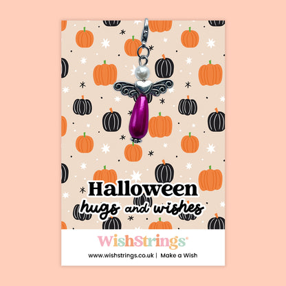 Halloween Hugs & Wishes - Wish Angel Clip