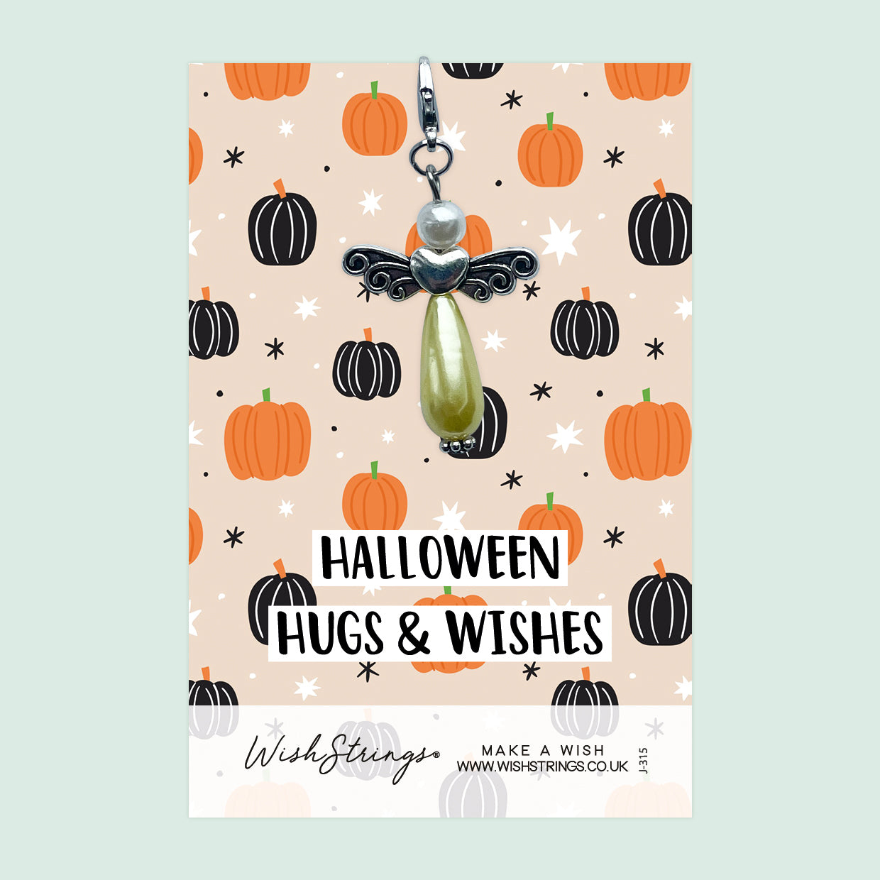 Halloween Hugs & Wishes - Wish Angel Clip