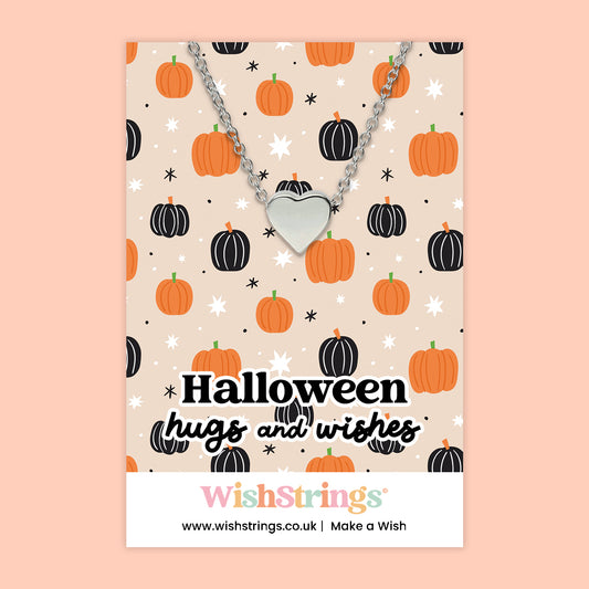 Halloween Hugs & Wishes - Heart Necklace