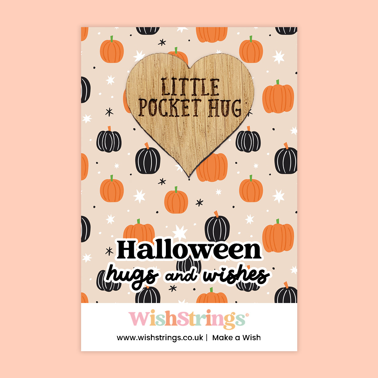 Halloween Collection – Spooky Wish Bracelets & Pocket Hug Tokens | Handmade Keepsakes with Charms & Quotes | Fun Seasonal Gifts Under £5