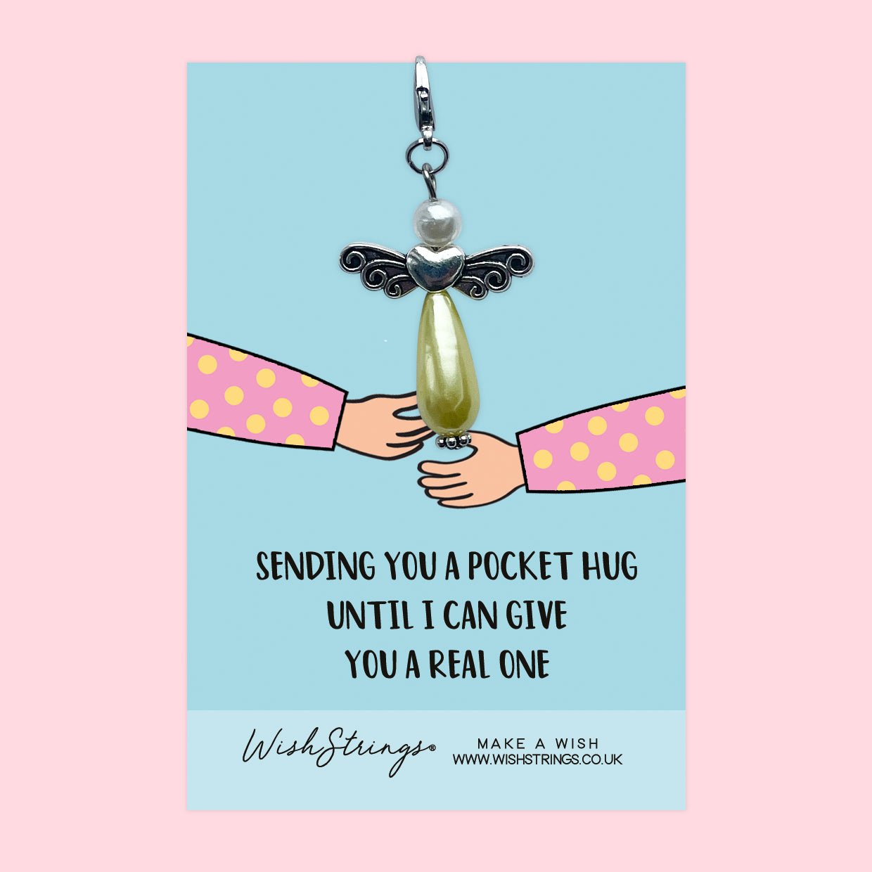 Sending Hugs - Wish Angel Clip – WishStrings