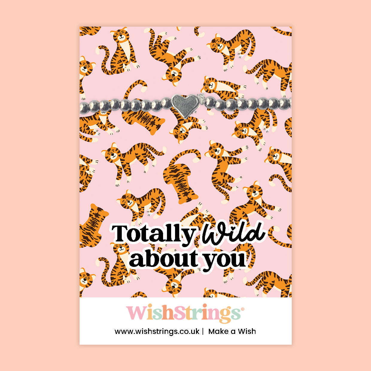 Totally Wild About You - Heart Stretch Bracelet