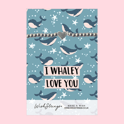 Whaley Love You - Heart Stretch Bracelet