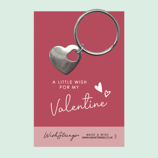 Valentines - Heart Keyring