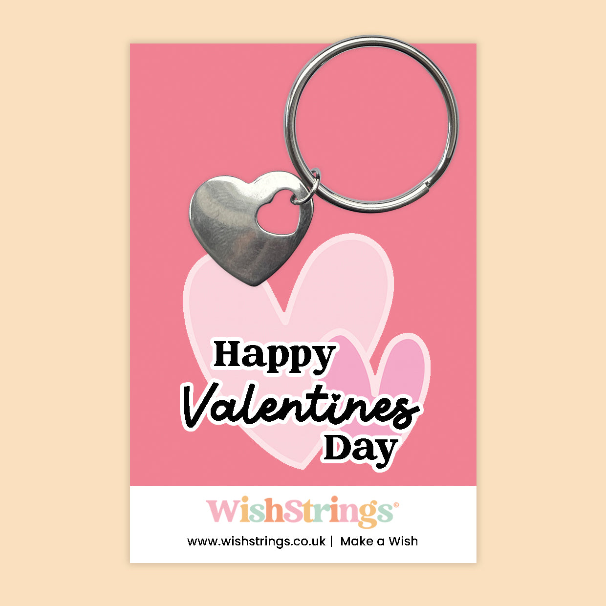 Happy Valentine’s Day - Heart Keyring