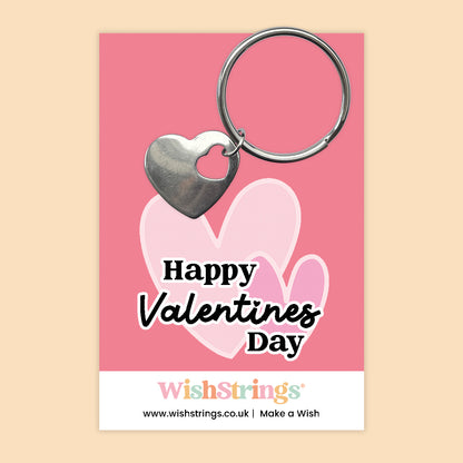 Happy Valentine’s Day - Heart Keyring