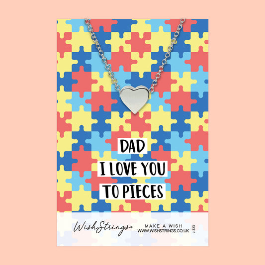 Dad, I Love You - Heart Necklace
