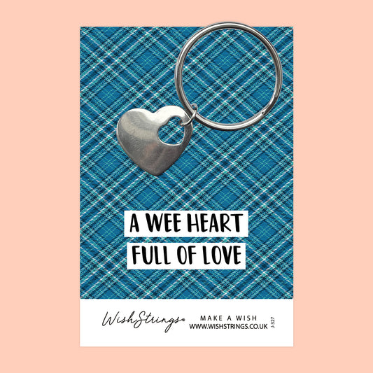 Wee Heart - Heart Keyring