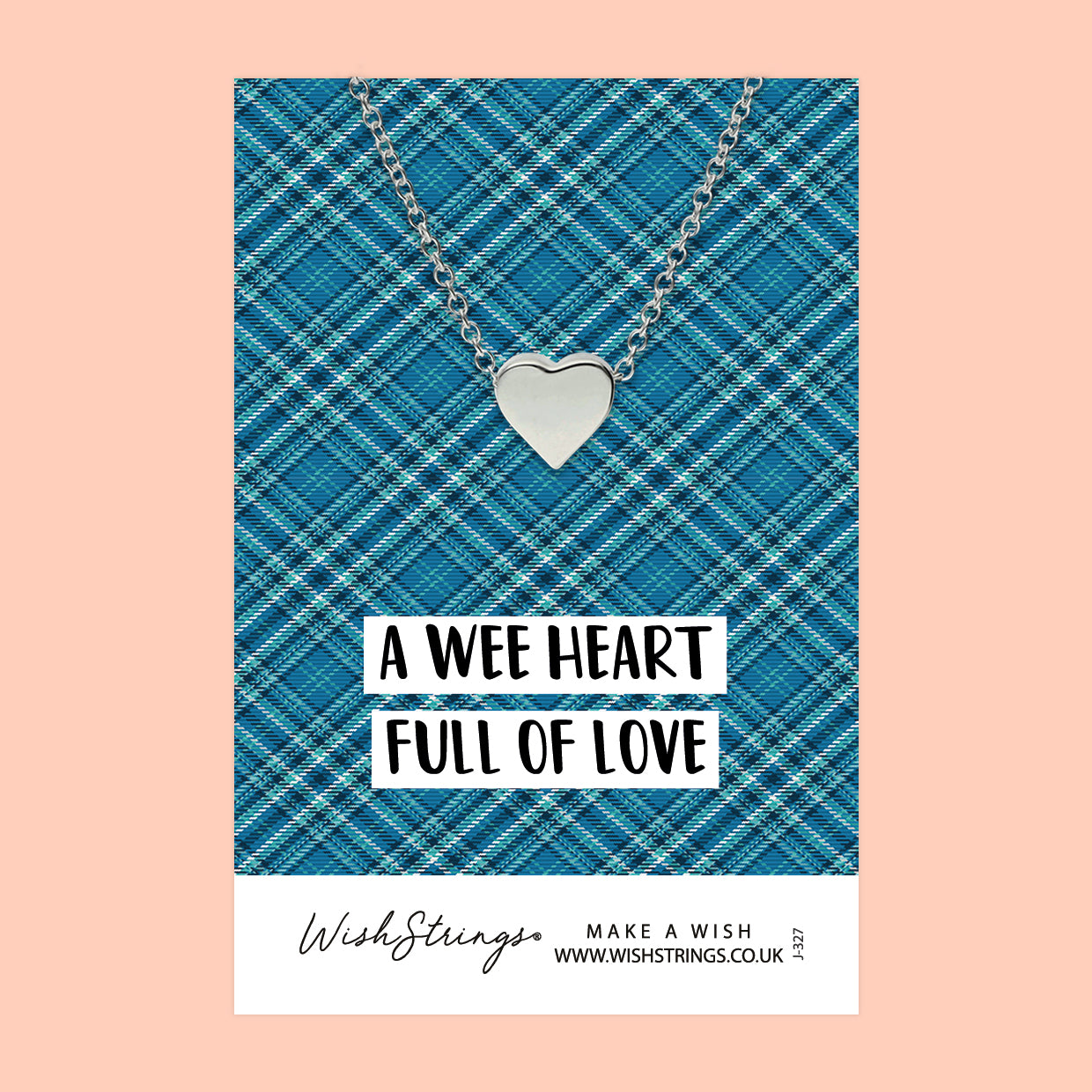 Wee Heart - Heart Necklace – WishStrings