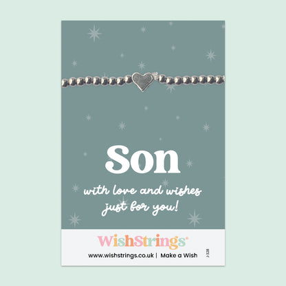 Son - Heart Stretch Bracelet