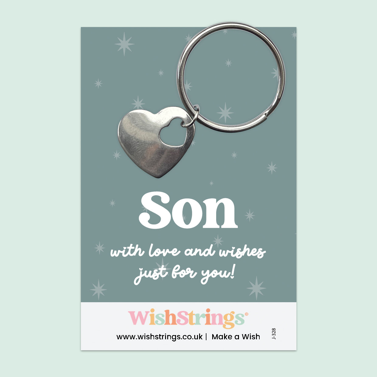 Son - Heart Keyring