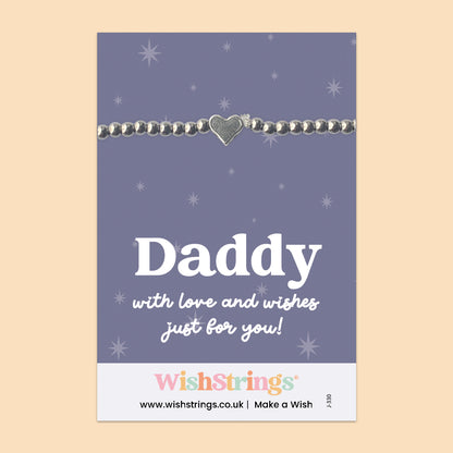 Daddy - Heart Stretch Bracelet