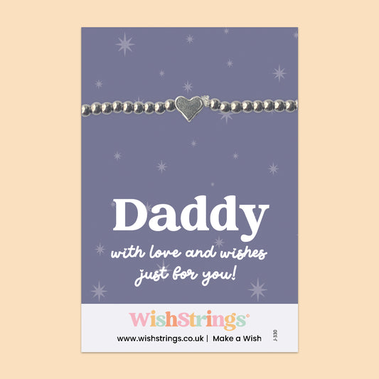 Daddy - Heart Stretch Bracelet