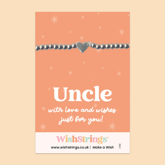 Uncle - Heart Stretch Bracelet