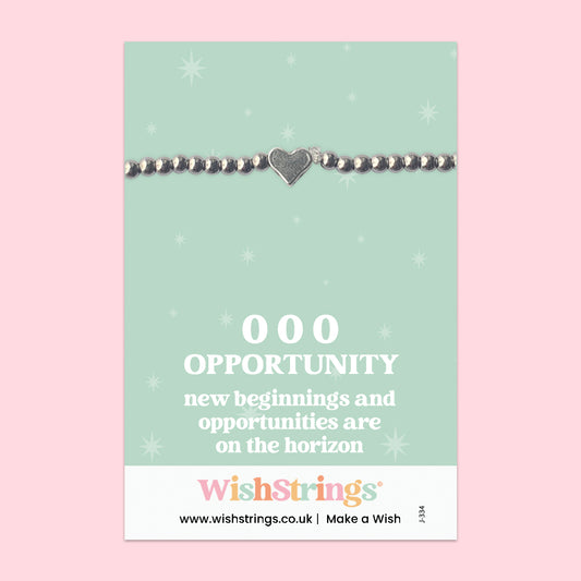 Angel Numbers 000 - Heart Stretch Bracelet