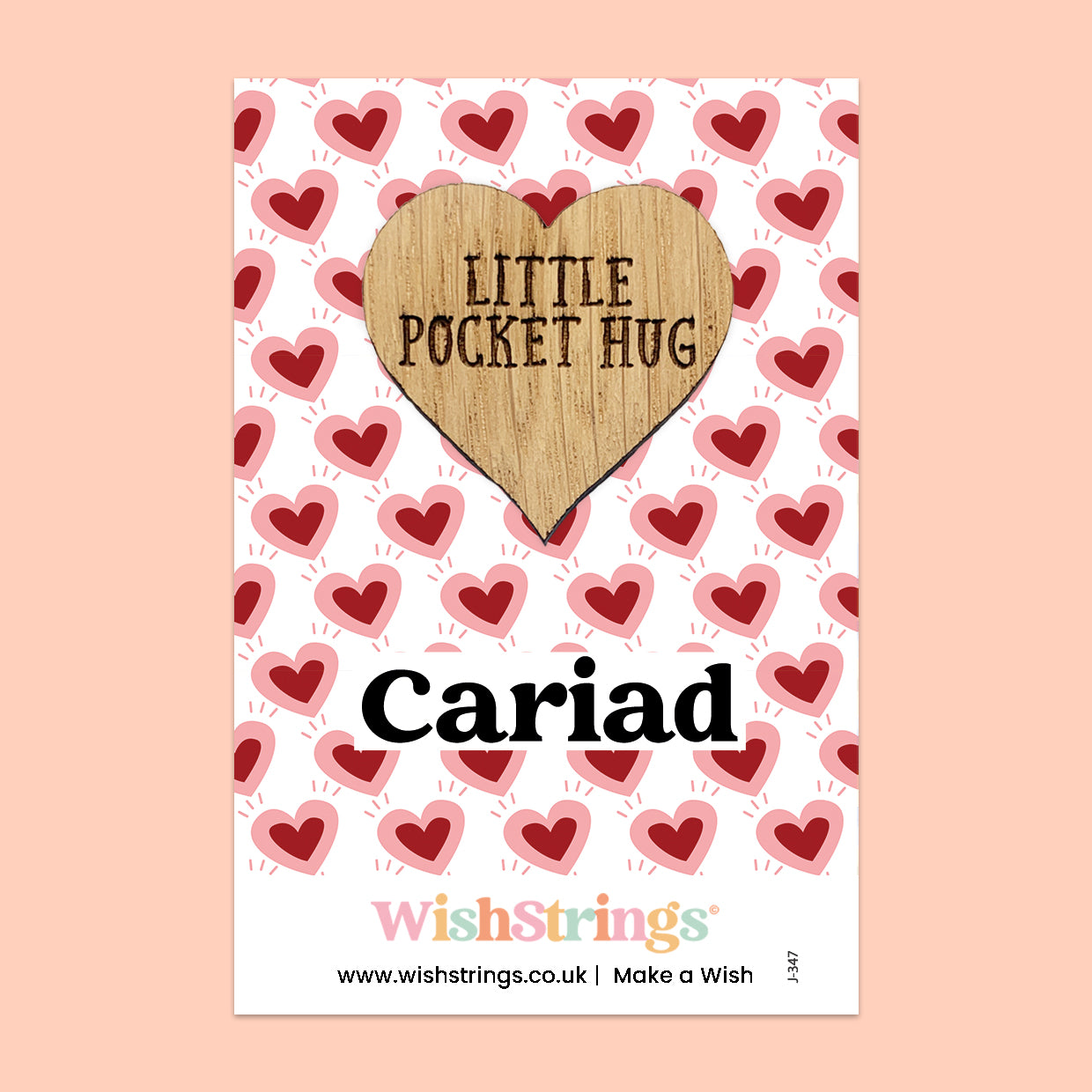 Welsh Collection – 6 Pocket Hugs & 6 WishStrings | Welsh Gifts & Sentiments | Handmade Cymru Keepsakes