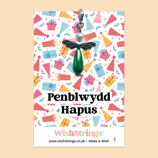 Penblwydd Hapus, Welsh - Wish Angel Clip
