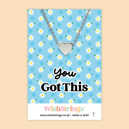 You Got This - Heart Necklace