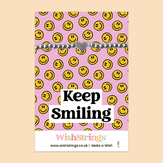 Keep Smiling - Heart Stretch Bracelet