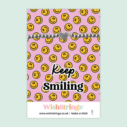 Keep Smiling - Heart Stretch Bracelet