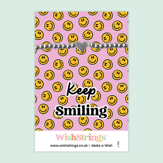 Keep Smiling - Heart Stretch Bracelet