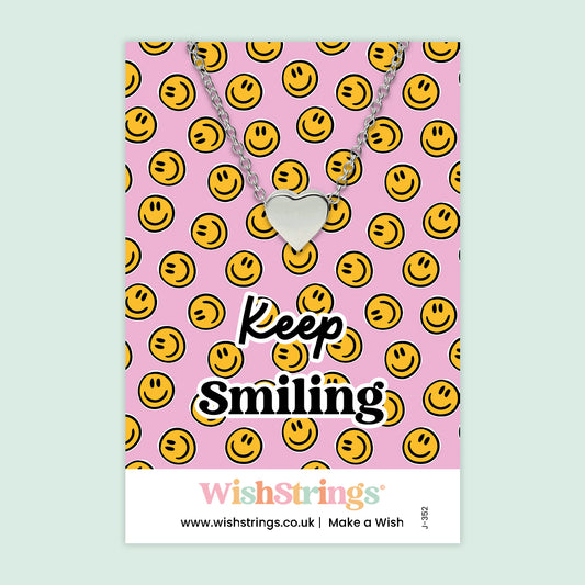 Keep Smiling - Heart Necklace