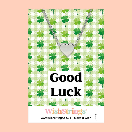 Good Luck - Heart Necklace