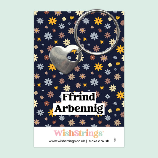 Ffrind Arbennig, Welsh - Heart Keyring