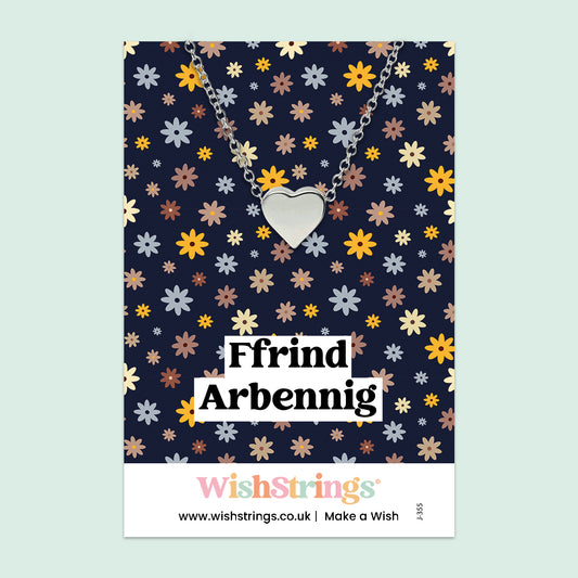 Ffrind Arbennig, Welsh - Heart Necklace