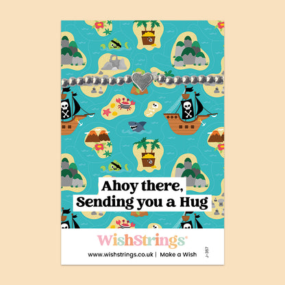 Ahoy there, Pirate Hugs - Heart Stretch Bracelet