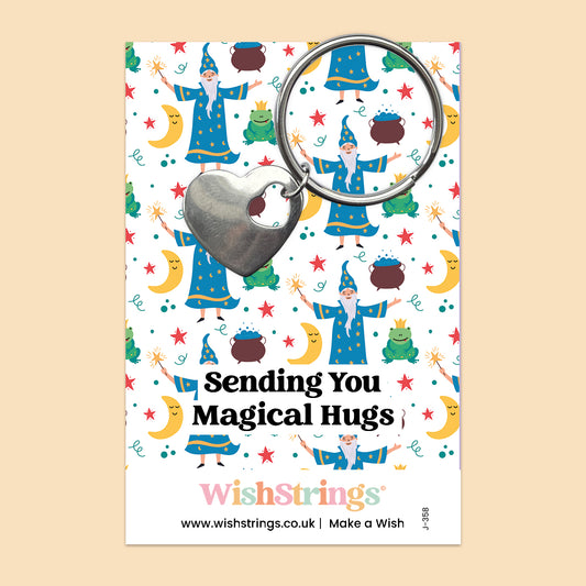 Magical Hugs - Heart Keyring