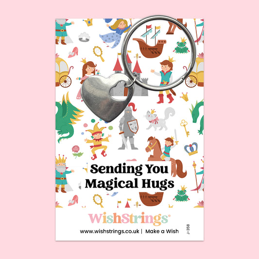 Magical Hugs - Heart Keyring