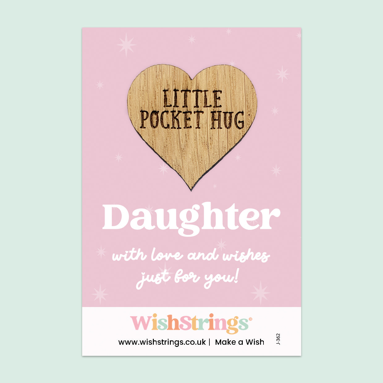 WishStrings & Pocket Hug Token Collection for Female Relations | Choose Your Design | Thoughtful Gifts for Mum, Sister, Daughter, Auntie & More