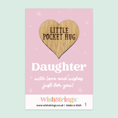 WishStrings & Pocket Hug Token Collection for Female Relations | Choose Your Design | Thoughtful Gifts for Mum, Sister, Daughter, Auntie & More