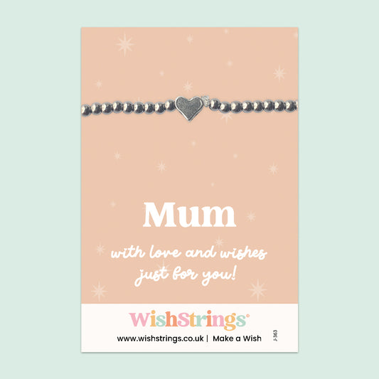 Mum - Heart Stretch Bracelet