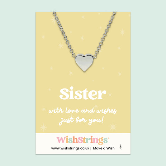 Sister - Heart Necklace