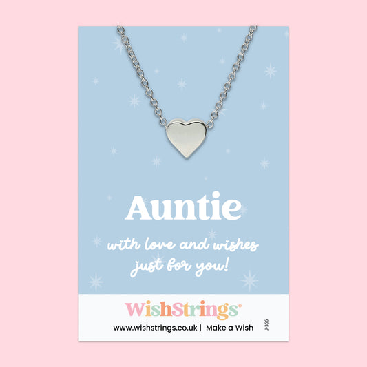 Auntie - Heart Necklace