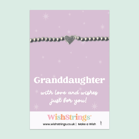Granddaughter - Heart Stretch Bracelet